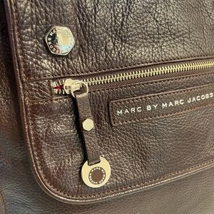 Marc by Marc Jacobs shoulder bag, dark brown leather